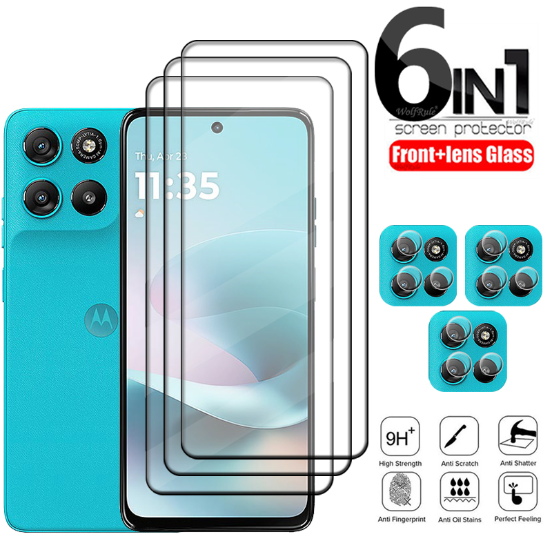 6-in-1 For Moto G67 Glass For  - огляд і ціна Phone Cases Moto G