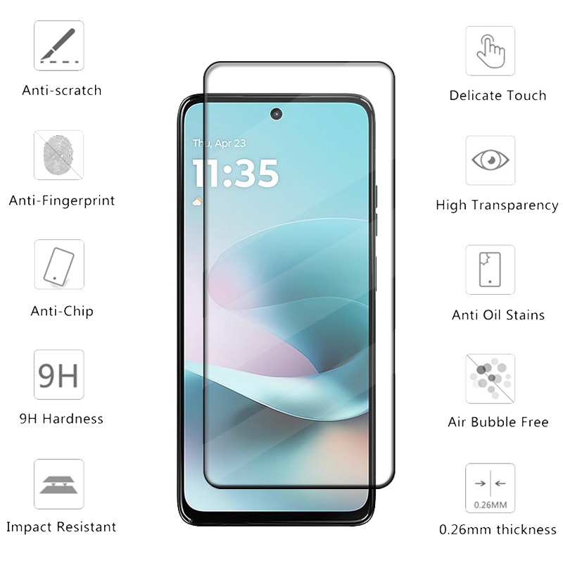 6-in-1 For Moto G67 Glass For  - огляд і ціна Phone Cases Moto G