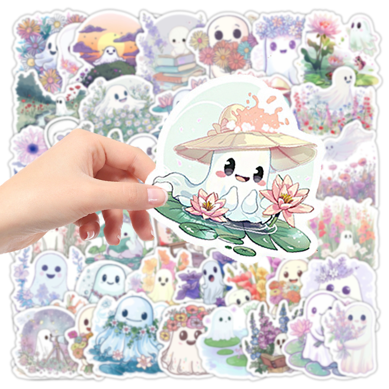 50PCS Cute White Ghost Graffit - огляд і ціна Phone Cases Kids