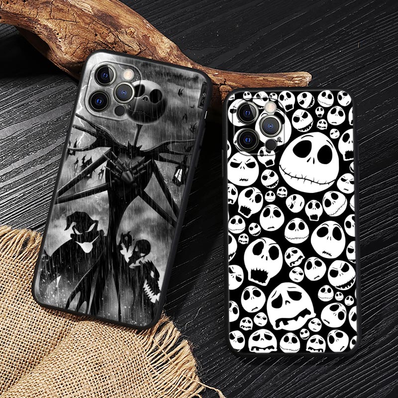 Jack Skellington Black Art Dis - огляд і ціна Phone Cases Art