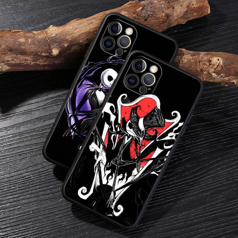 Jack Skellington Black Art Dis - огляд і ціна Phone Cases Art