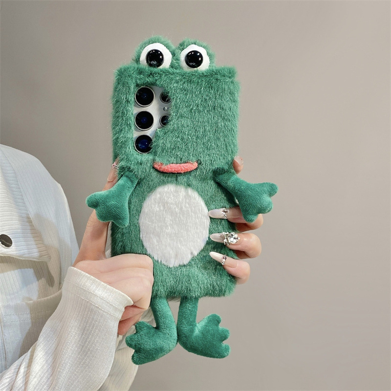 Plush Frog Phone Case, Cute Gr - огляд і ціна Phone Cases Protective
