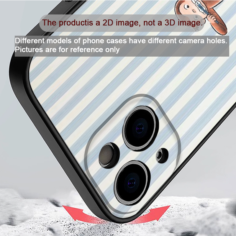 Cartoon Striped Monkey Holding - огляд і ціна Phone Cases Iphone 12