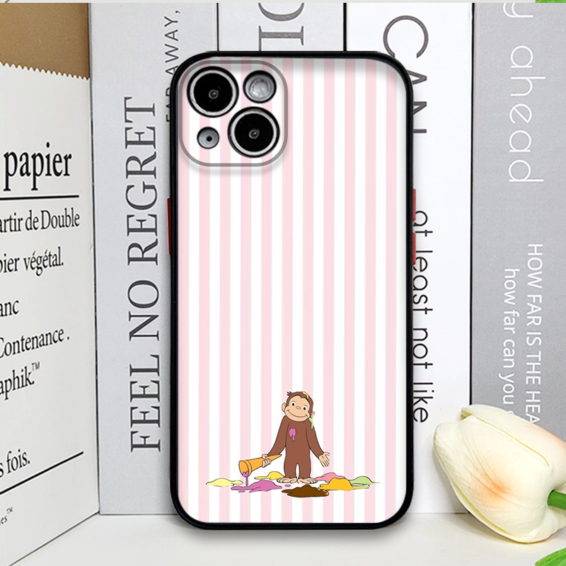 Cartoon Striped Monkey Holding - огляд і ціна Phone Cases Iphone 12